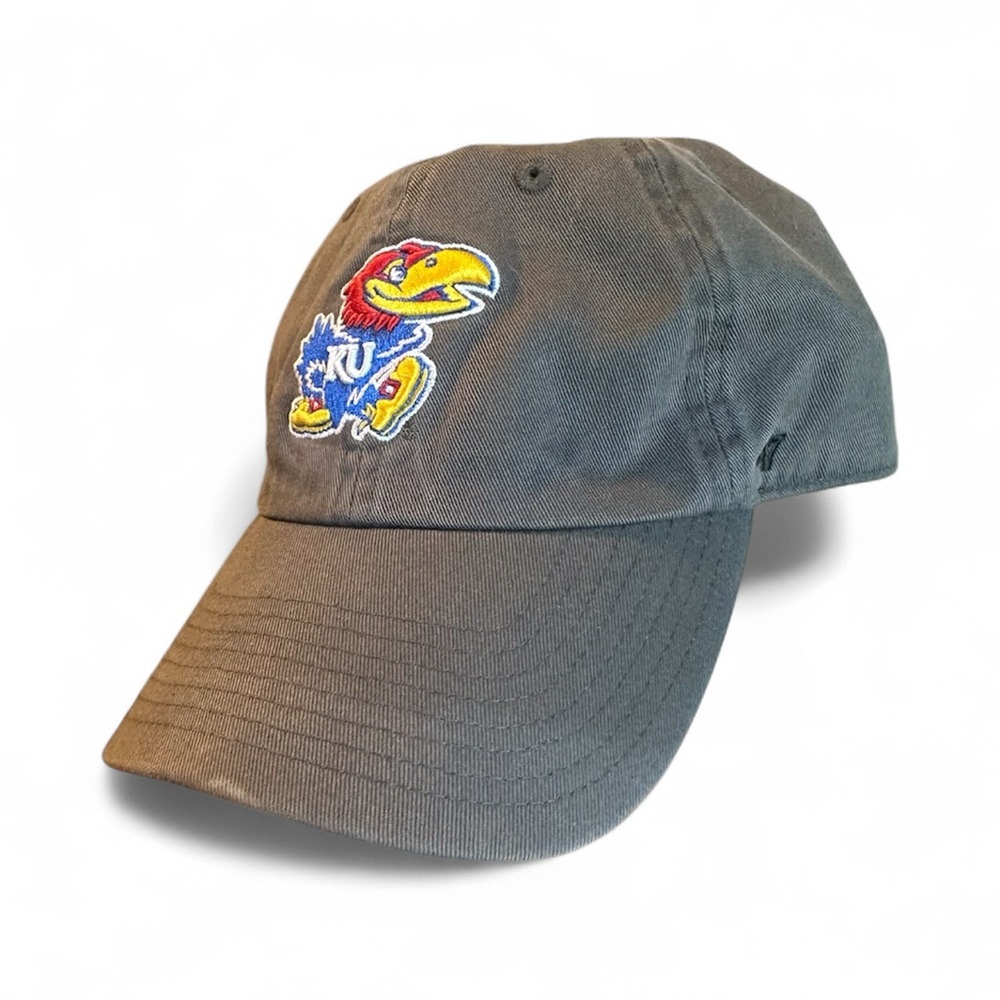 Kansas Jayhawks Hat OSFA Baseball Cap '47 Collegiate NCAA Embroidered Logo